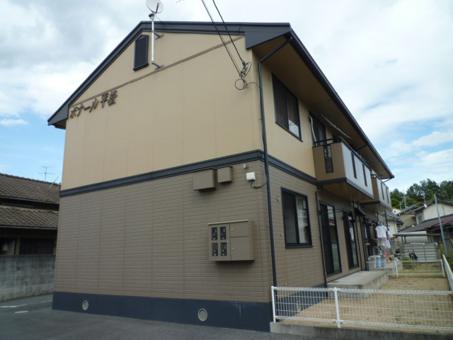 倉敷市羽島のアパートの外観