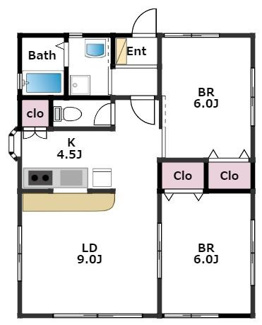【間取り】 | サンビレッジⅠ
