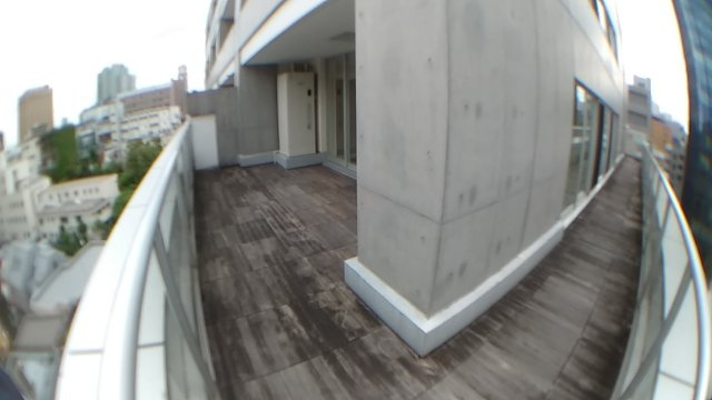 千代田区富士見１丁目の賃貸マンションのバルコニー