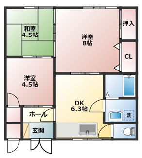 【間取り】 | 畠敷ハイツ