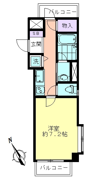 シャインハイツ久米川の間取り