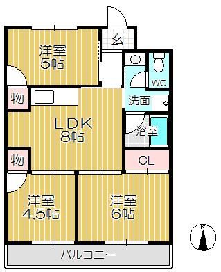 【間取り】 | コーポ出口