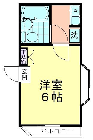 コーポＫＹの間取り