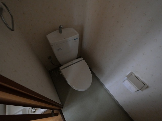 川上ビルのトイレ|落ち着いた色調のトイレです