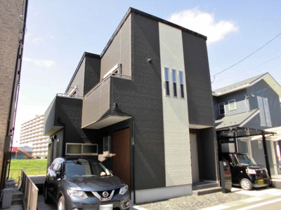 【外観】 | 大津市真野五丁目23- 戸建 | 建物外観別角度、左側から