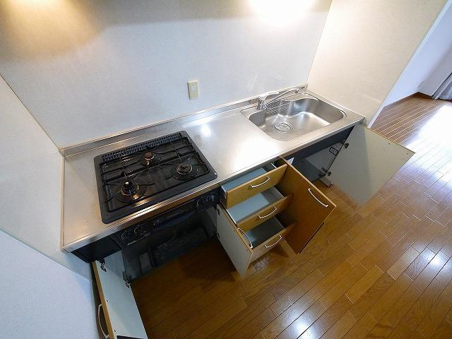 ベルデ帝塚山のキッチン|キッチンでお料理をお楽しみください