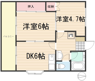 【間取り】 | ベルデュール神代
