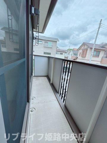 オークスコート西新在家のバルコニー