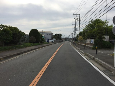 【周辺】 | MLHおそごう２棟（条件付き売地）-② | 周辺は歩道の整備もされているのでお子様も安心です☆