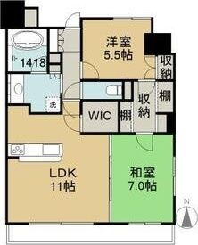 【間取り】 | ローレルタワーシュロア四日市