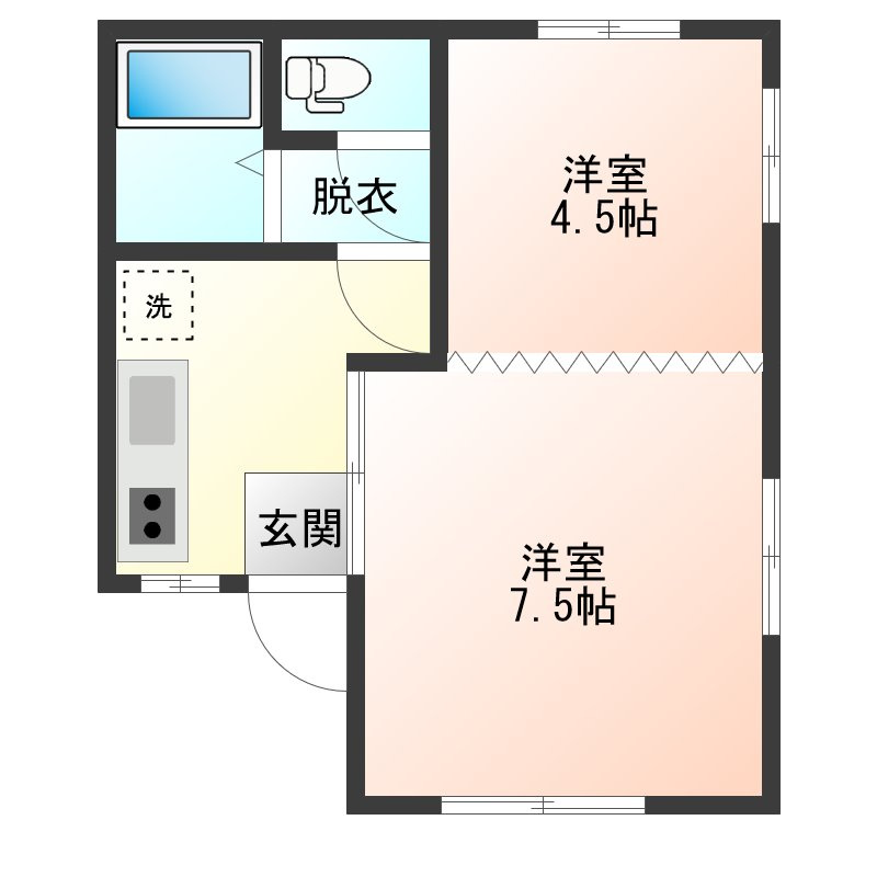 レジデンス霞城の間取り