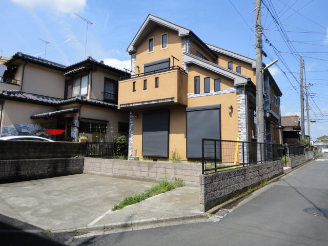 川越市寺尾貸家の外観