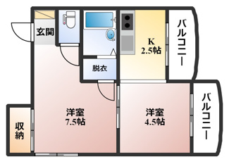 【間取り】 | アイランド岡町