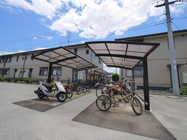 ヴェルブィルⅡのその他共用部分|駐輪スペースです