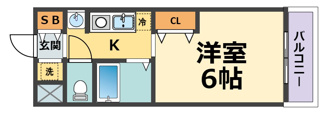 【間取り】 | ユニテソリステ津門川
