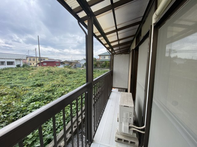 松美第2マンションのバルコニー
