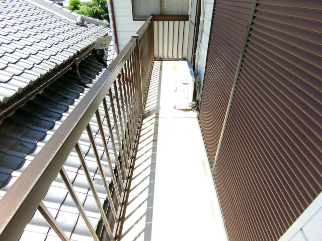 加太貸家のバルコニー