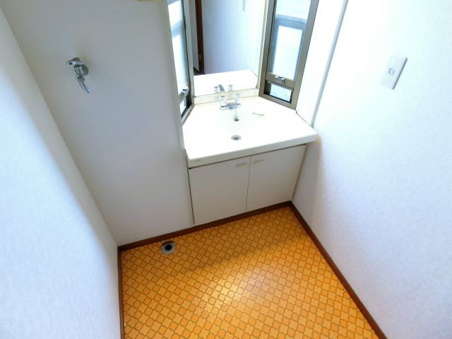 加太貸家の洗面所