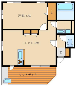 【間取り】 | アムール3 | 間取り