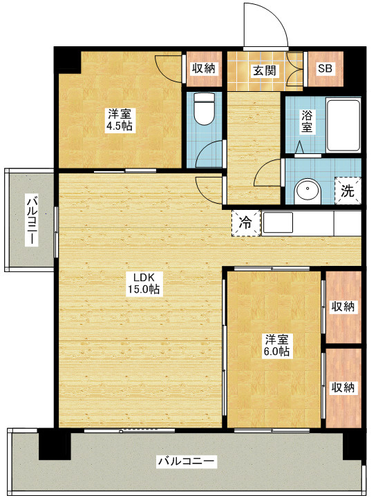 扶桑ハイツ１の間取り|扶桑ハイツ1