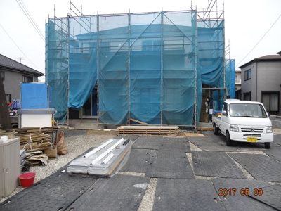 【外観】 | 桶川市下日出谷　敷地広々82坪の南道路に面する新築分譲住宅