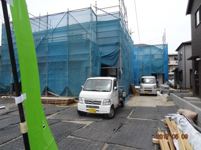 【外観】 | 桶川市下日出谷　敷地広々82坪の南道路に面する新築分譲住宅