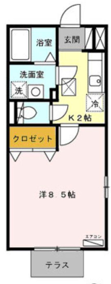 【間取り】 | 華モナリエ | 角部屋2面採光のお部屋です