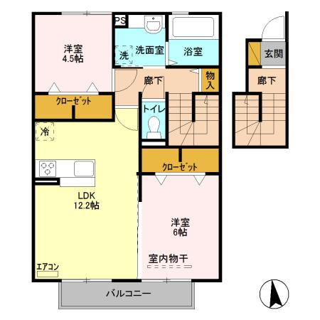 セジュールⅦの間取り