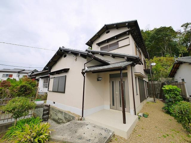 五条畑一戸建の外観|落ち着いた雰囲気の外観です
