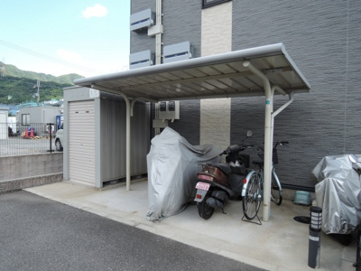 【その他共用部分】 | アソシエ | ☆屋根付き駐輪場☆
