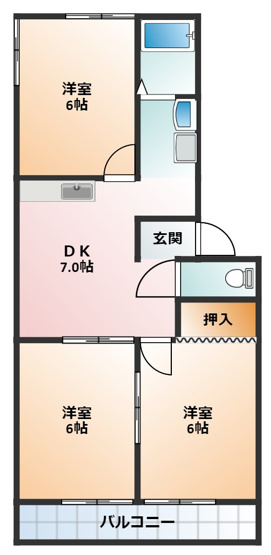 【間取り】 | ルフランパレス