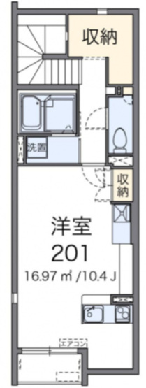 【間取り】 | レジナス | ※反転タイプ有