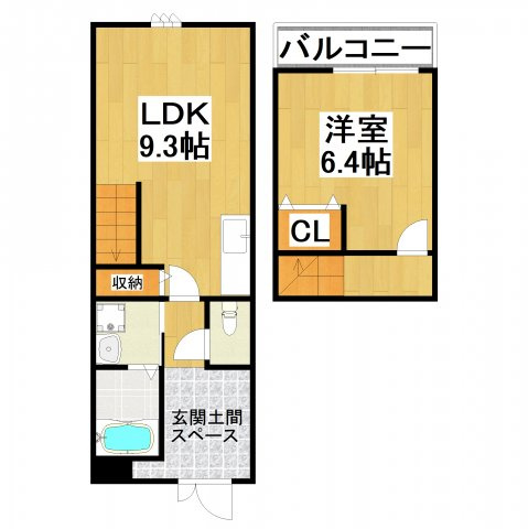 【間取り】 | フジパレススリーハーブスほたる