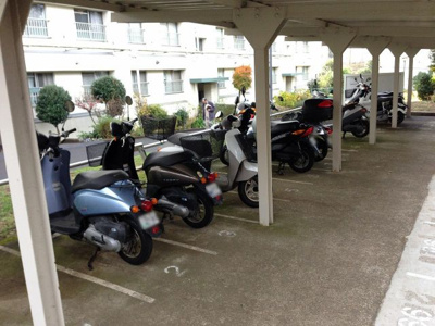 【その他共用部分】 | 竹山団地3106号棟 | バイク置場