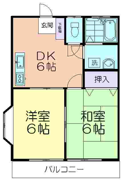 グリーンフィールドの間取り