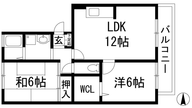 【間取り】 | フォンテーヌ2