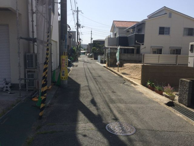 【前面道路含む現地写真】 | 蔵垣内3丁目売り土地