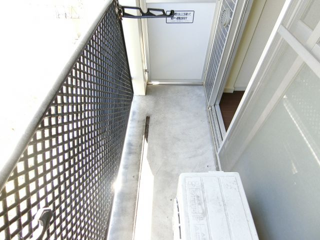 Iroom狭山のバルコニー