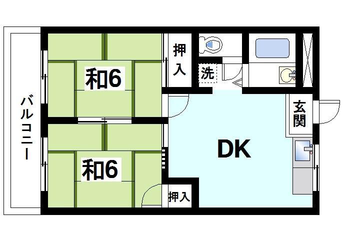 メープルハイツの間取り|カップルさんにもおすすめです