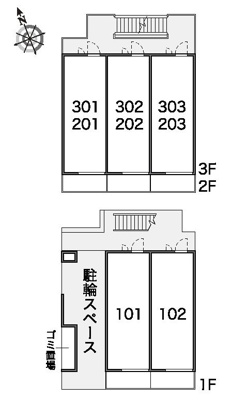 【区画図】 | レオパレスアサヒ