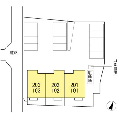 【区画図】 |  グレイスコート唐崎