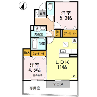 【間取り】 |  グレイスコート唐崎