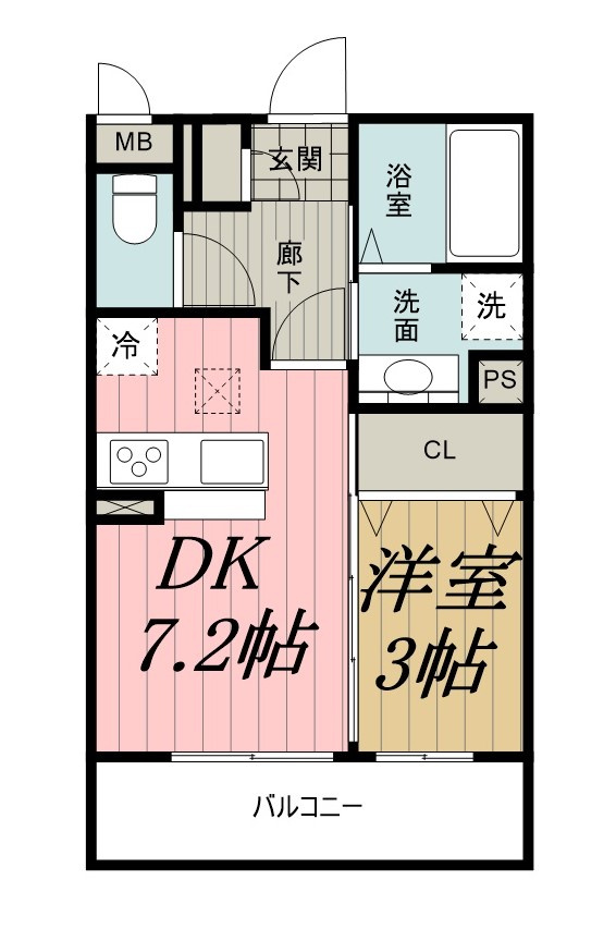 エヴァーラスティング千葉の間取り
