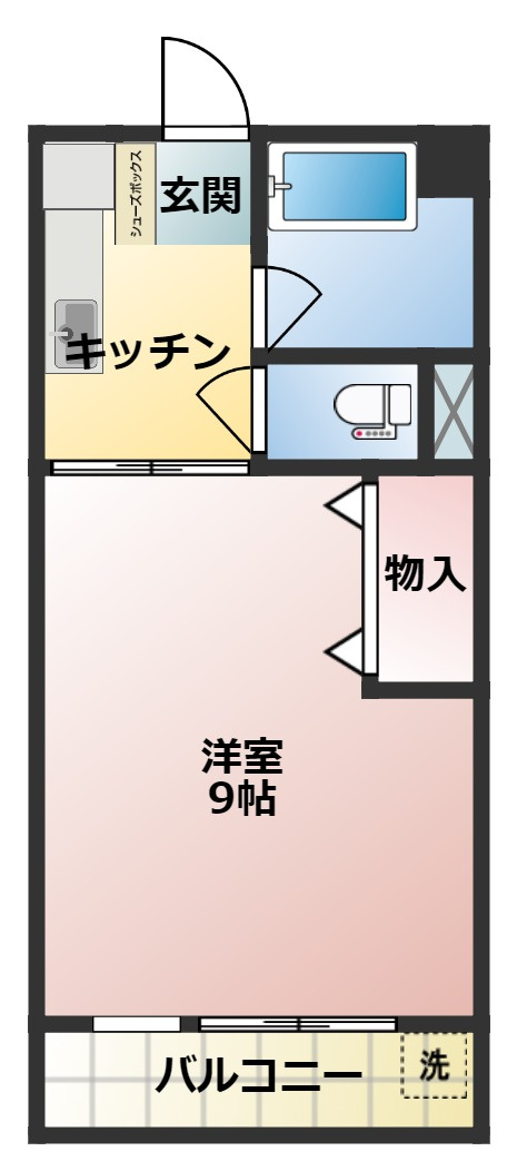 コーポ日吉台の間取り