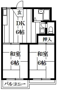 【間取り】 | 松光ハイツ