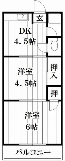 【間取り】 | ソレイユ住道