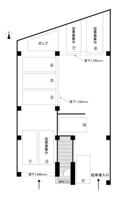 【駐車場】 | ハイライフ雲雀ヶ丘