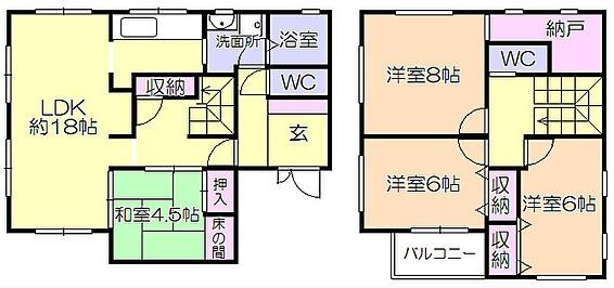 ディアコート戸建の間取り