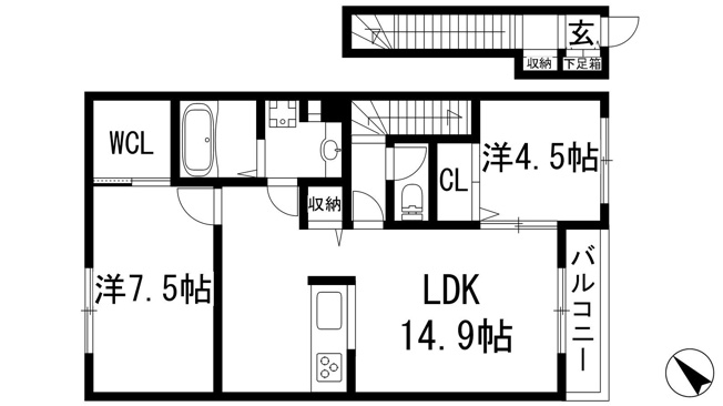 【間取り】 | SERENO中野