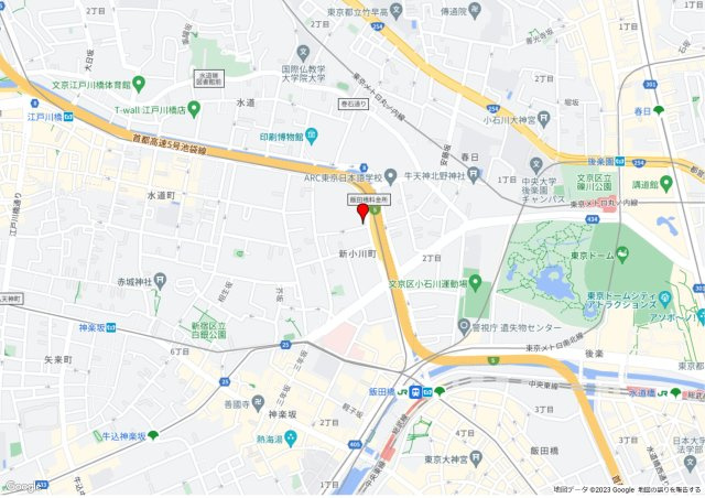 入交ビルの地図